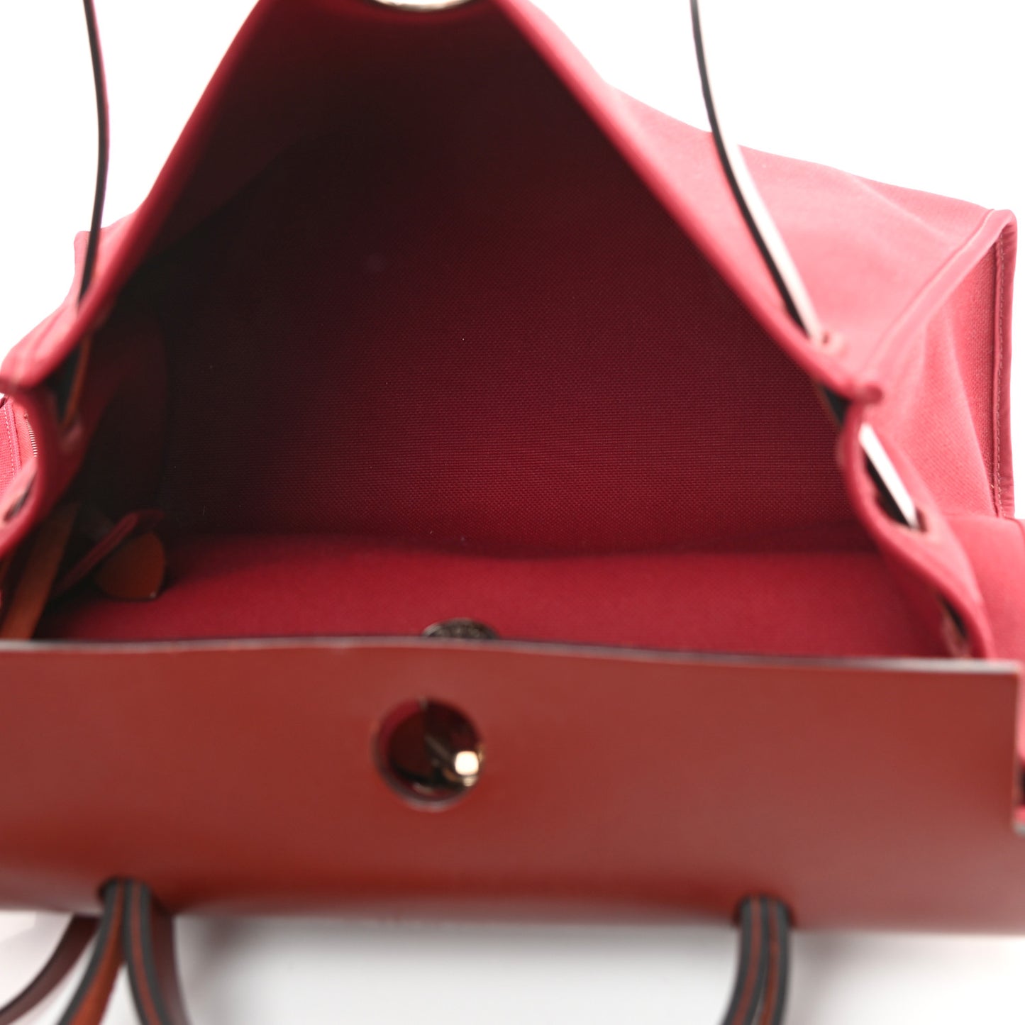 Military Toile Vache Hunter Herbag Zip 31 PM Rouge Grenat