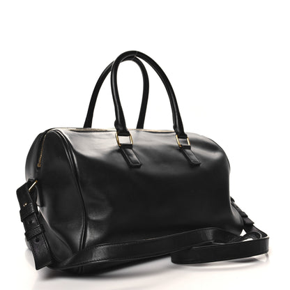 Saint Laurent Calfskin Classic Duffle 6 Black 3 of 15
