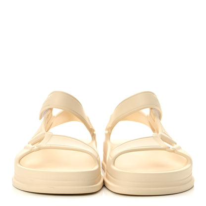 Fendi Rubber FF Sporty Hiker 25mm Sandals 38 Chalk 3 of 10