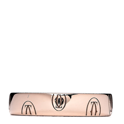 Cartier 18K Pink Gold 4mm Happy Birthday Band Ring 47 4 3 of 4