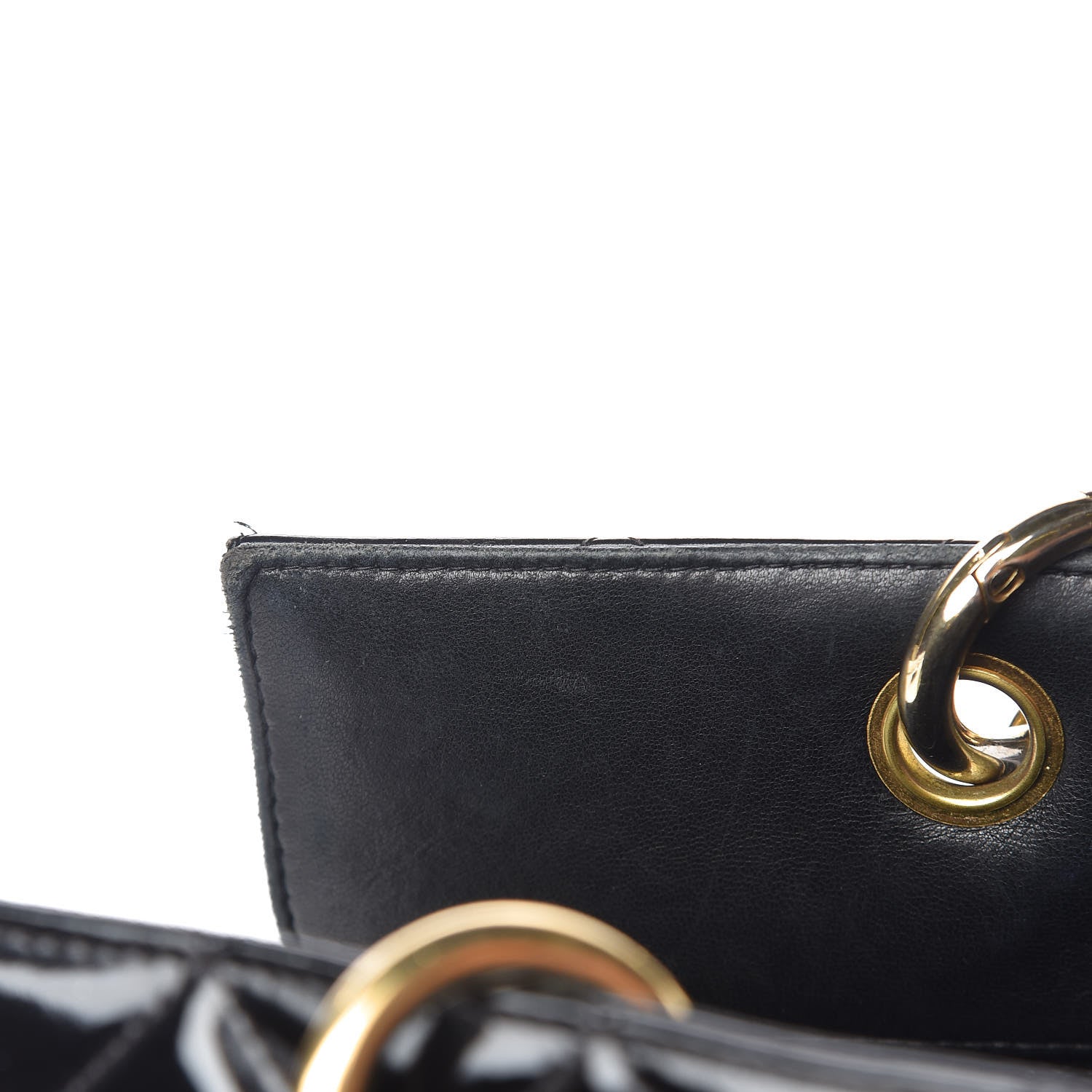 Chanel Glazed Calfskin Quilted Tote Black 14 of 19