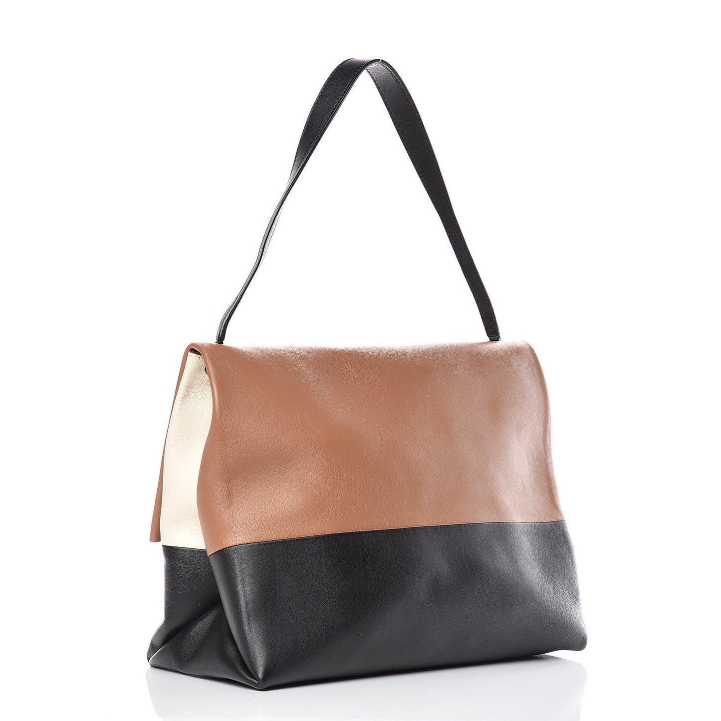 Calfskin All Soft Shoulder Bag Tan