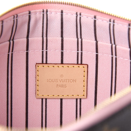 Louis Vuitton Monogram Neverfull MM GM Pochette Rose Ballerine 6 of 8