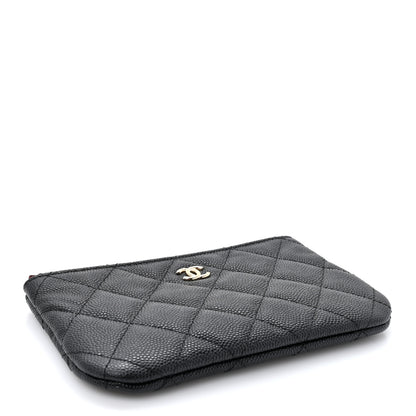 Chanel Caviar Quilted Small Cosmetic Case Black 4 of 8