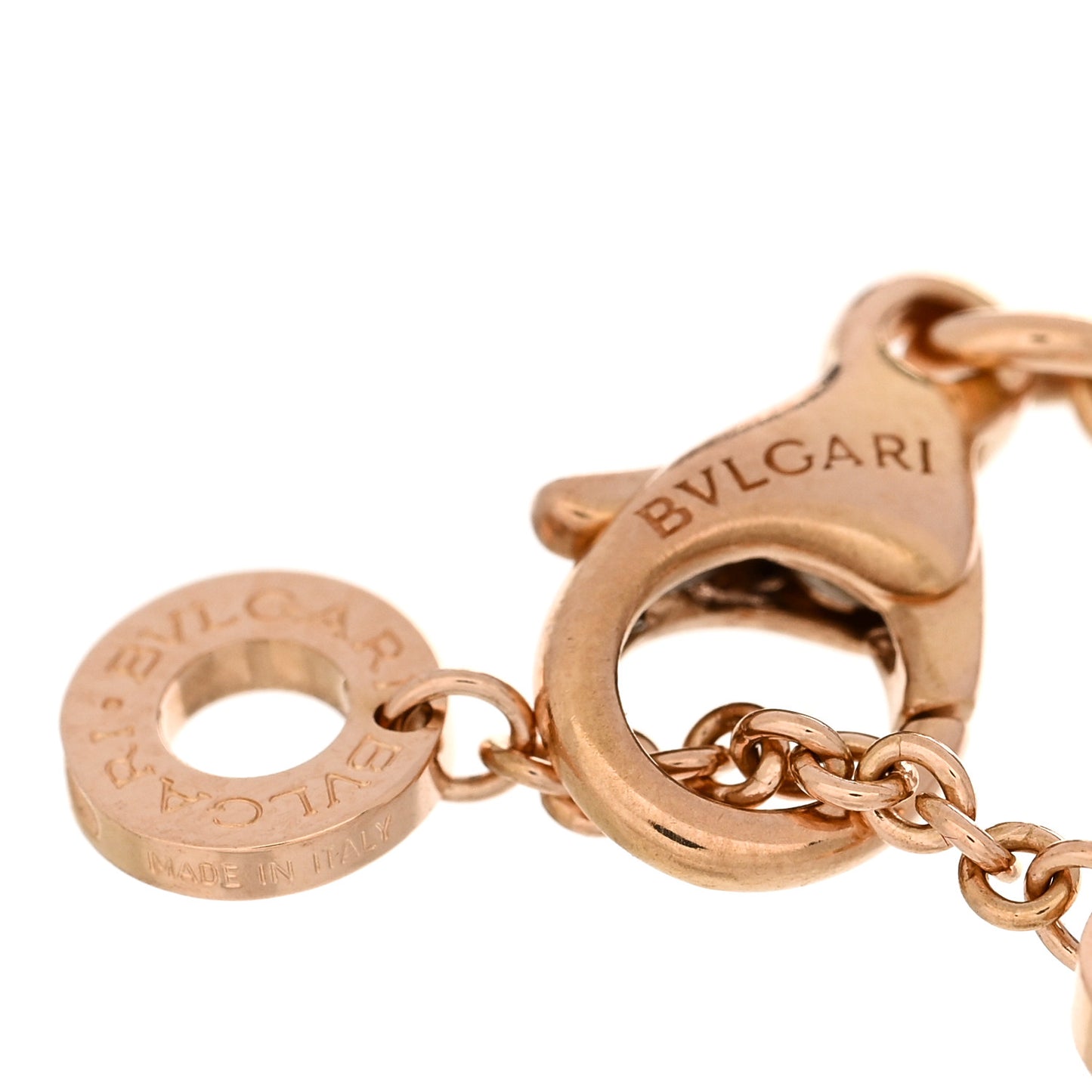 18K Rose Gold Diamond B.Zero1 Bracelet ML