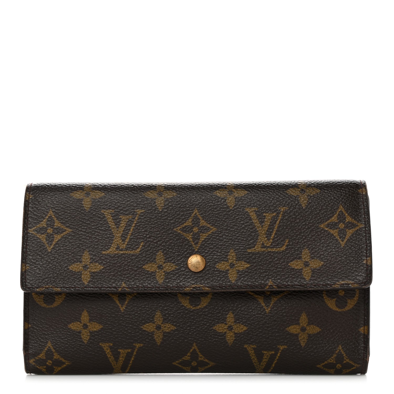 Louis Vuitton Monogram Porte Tresor International Wallet 1 of 9