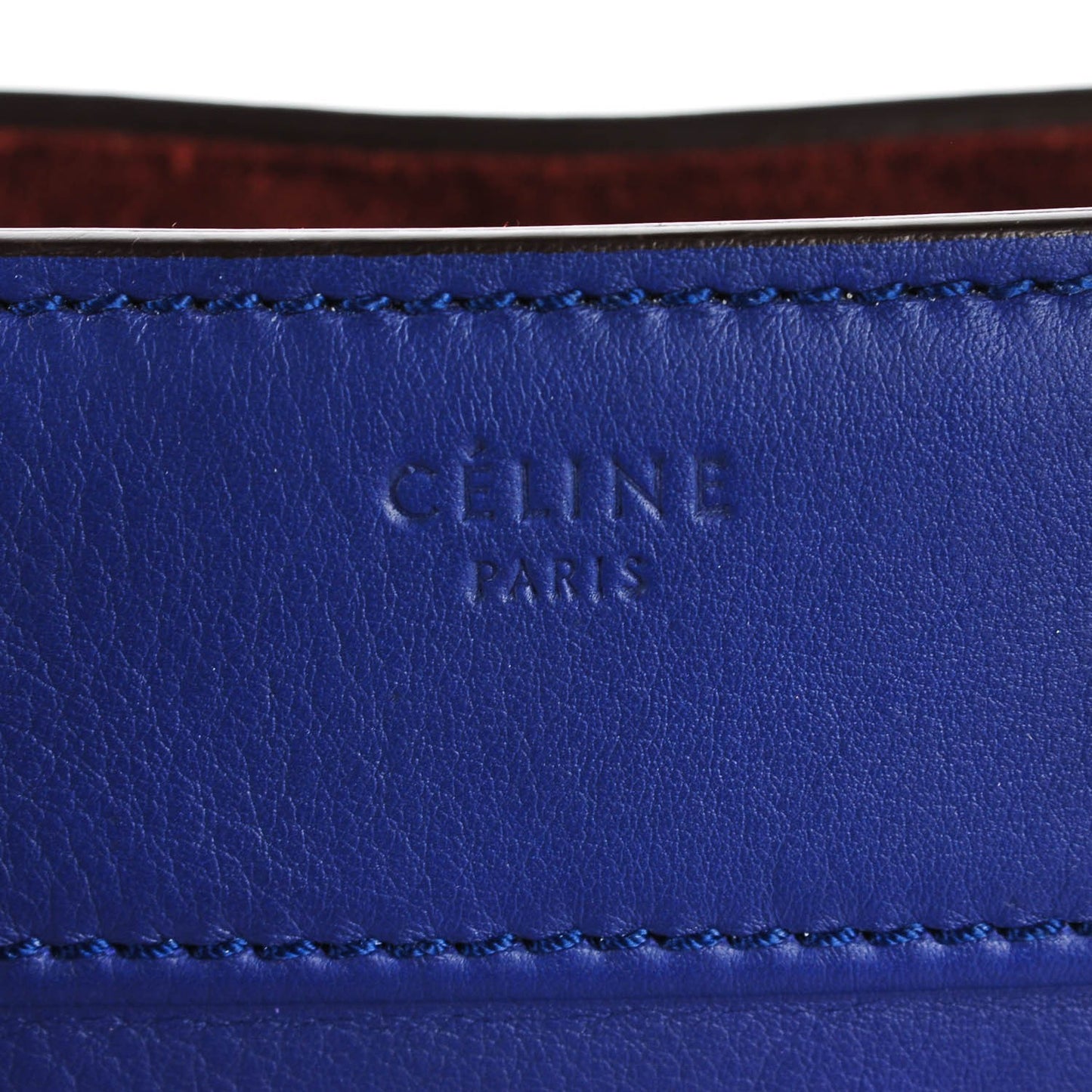 Supple Calfskin Medium Phantom Luggage Indigo