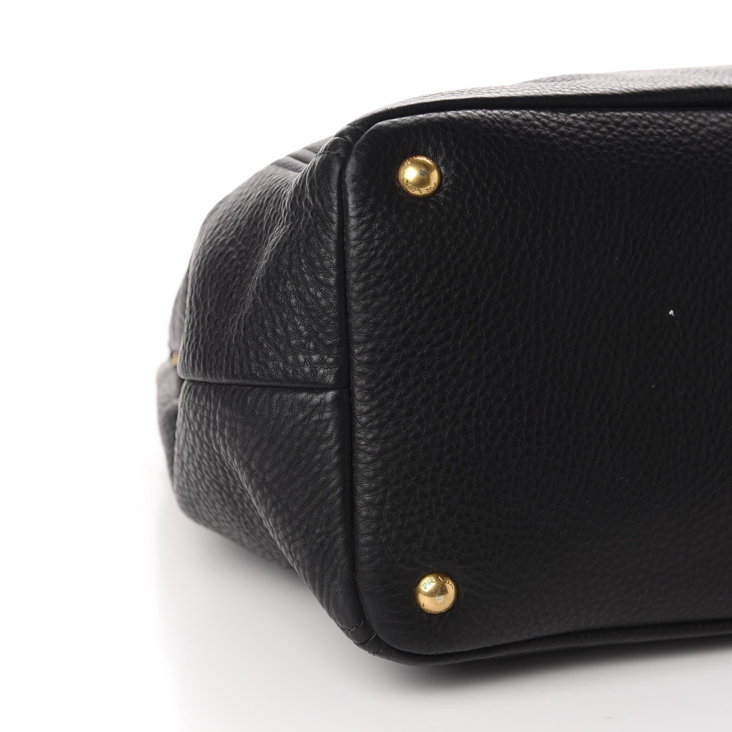 Prada Vitello Daino Tote Black 6 of 12