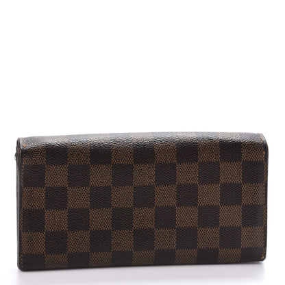 Louis Vuitton Damier Ebene Sarah Wallet 3 of 14