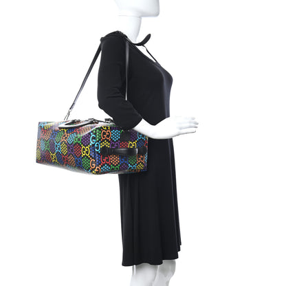 Gucci GG Supreme Monogram Psychedelic Duffle Backpack Black Multicolor 2 of 14