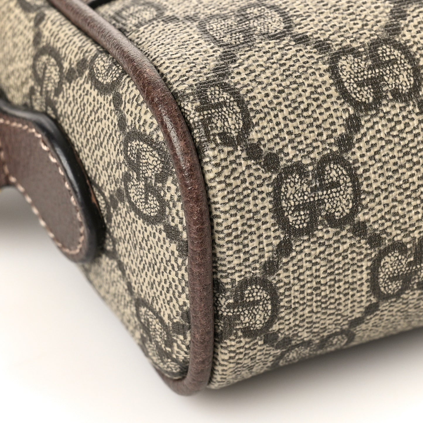 GG Supreme Monogram Web Mini Ophidia Shoulder Bag Brown