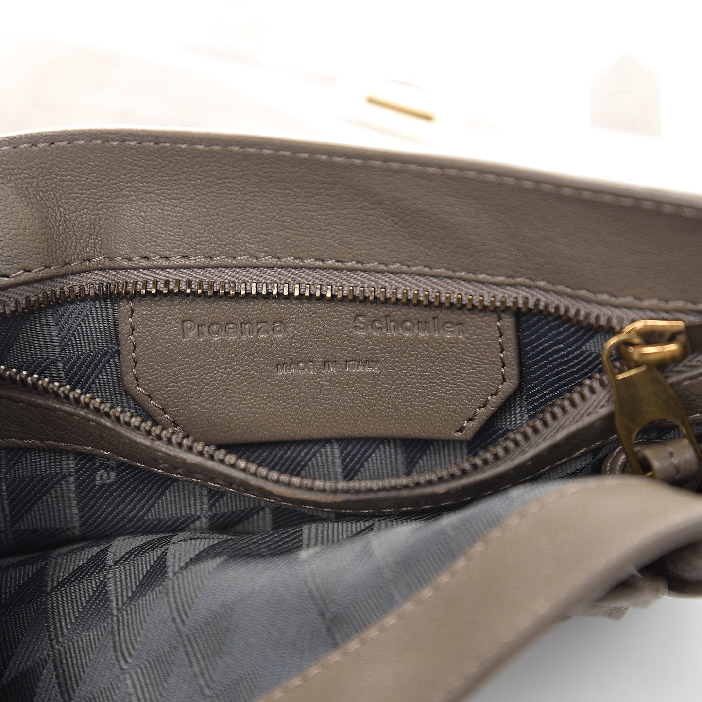 Lambskin PS1 Mini Pouch Messenger Smoke