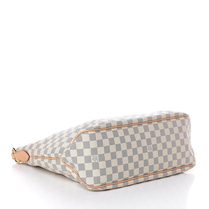 Louis Vuitton Damier Azur Delightful MM Rose Ballerine 3 of 8
