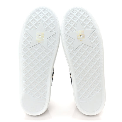 Christian Dior Canvas Oblique Embroidered Womens Solar Slip On Sneakers 39 Deep Blue 5 of 9