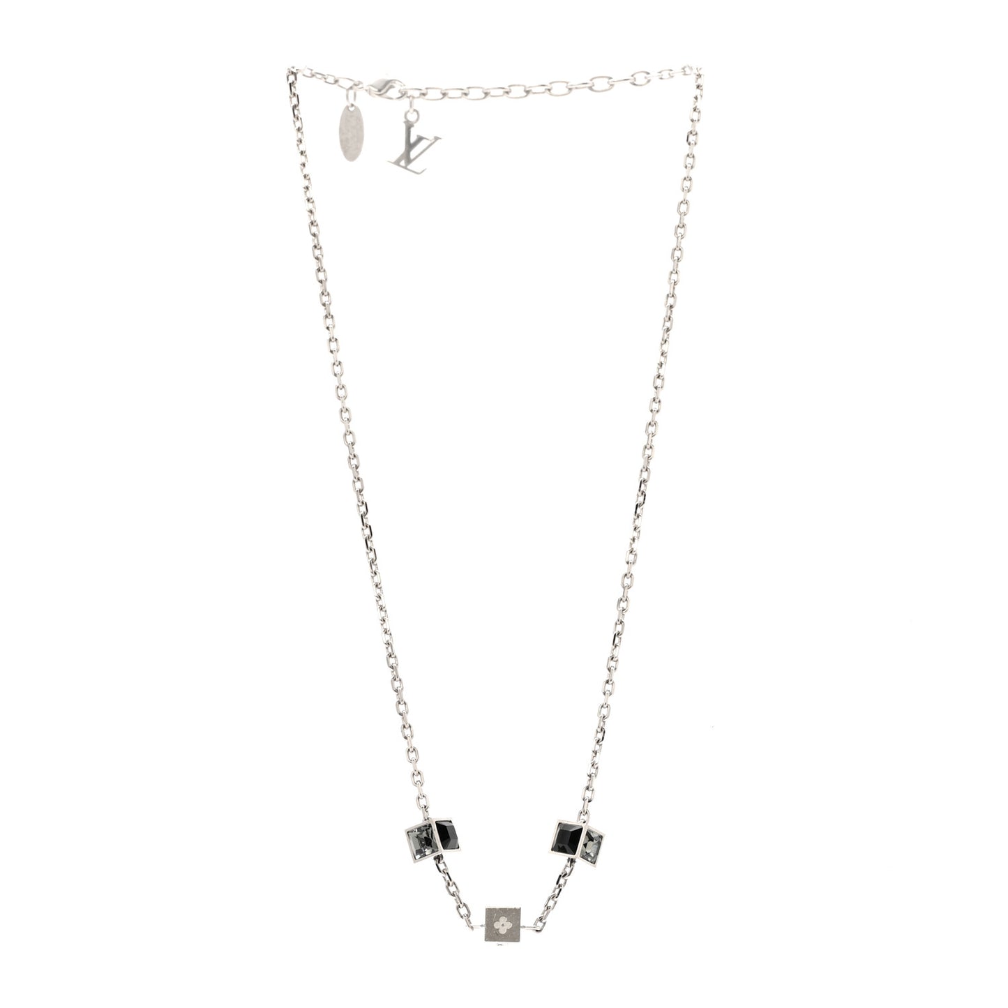 Swarovski Gamble Short Necklace Silver