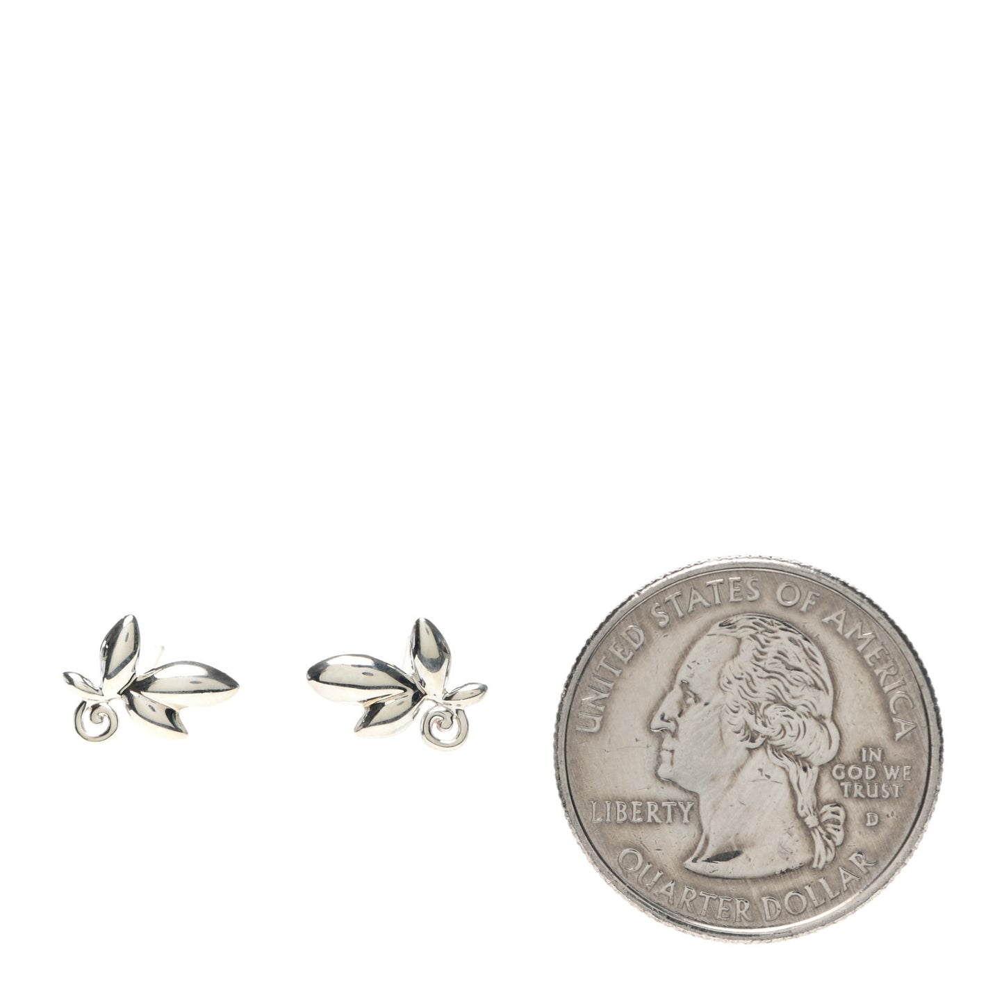 Sterling Silver Paloma Picasso Olive Leaf Earrings
