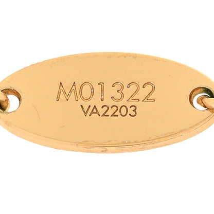 Louis Vuitton Metal Crystal LV In The Sky Necklace Gold 6 of 7