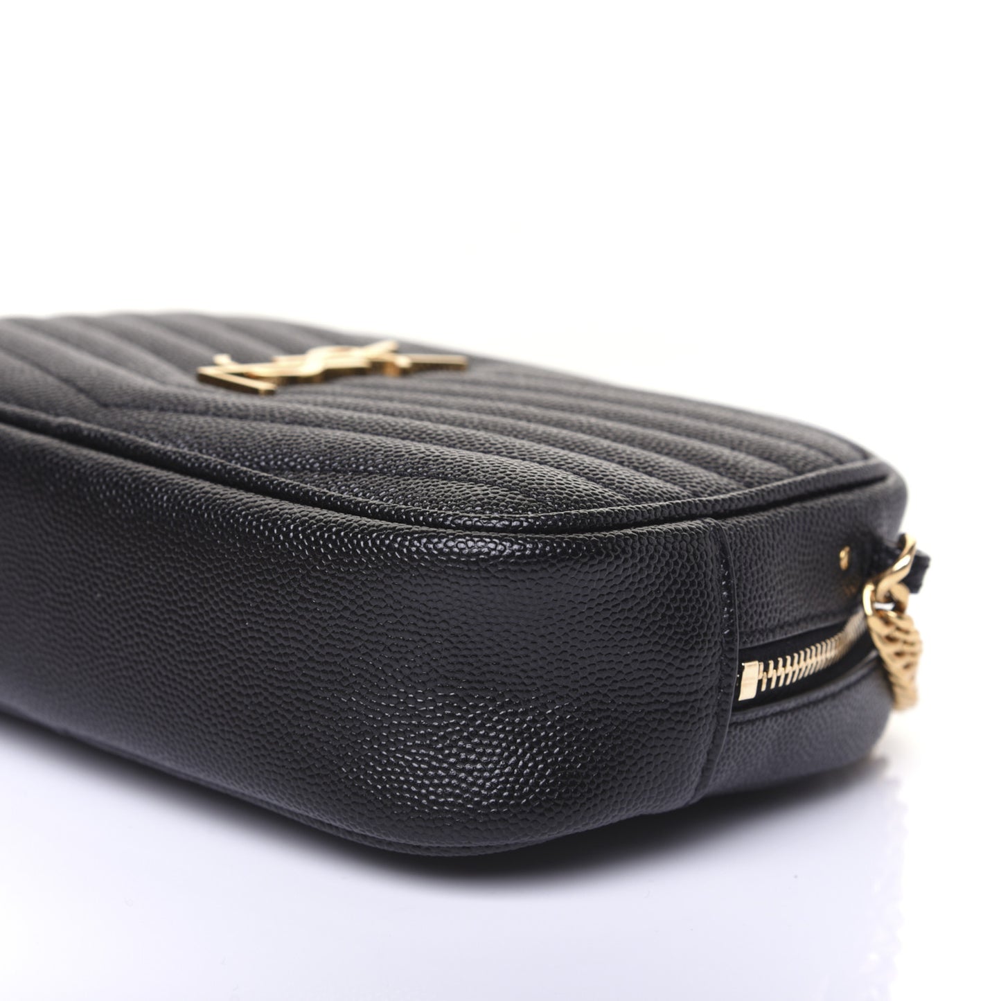 Grain De Poudre Matelasse Monogram Mini Lou Camera Bag Black