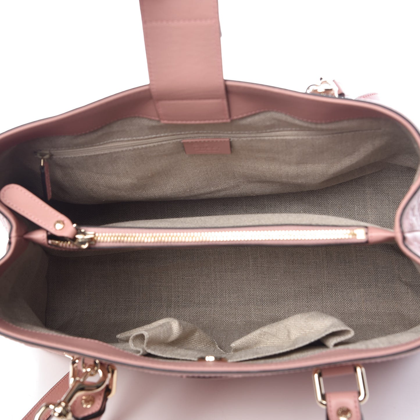 Soft Microguccissima Medium Tote Soft Pink