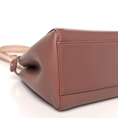 Fendi Nappa Colorblock Mini Peekaboo Iconic Satchel English Rose Plaster Oxigen 9 of 10