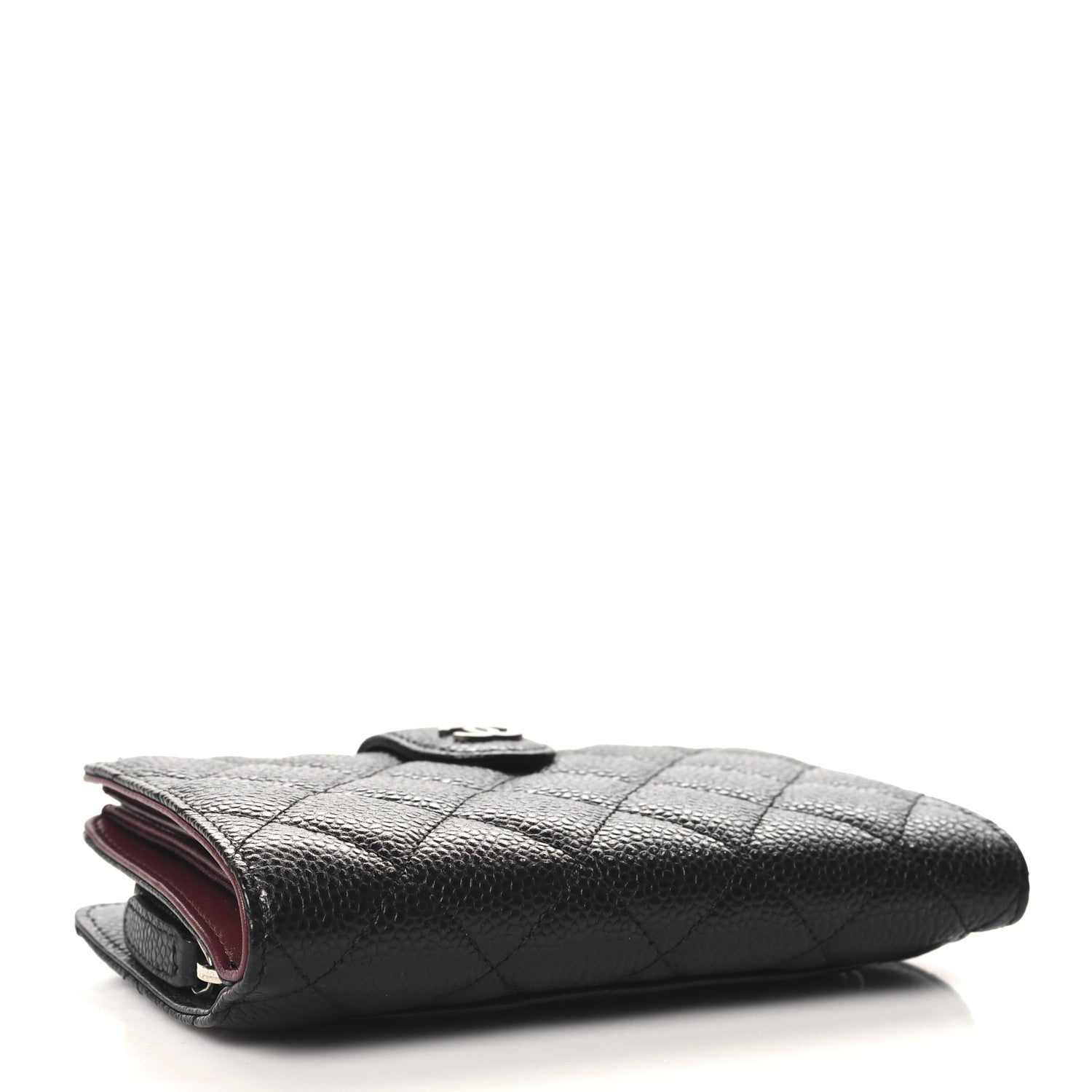 Chanel Caviar Quilted CC French Wallet Black 4 of 9