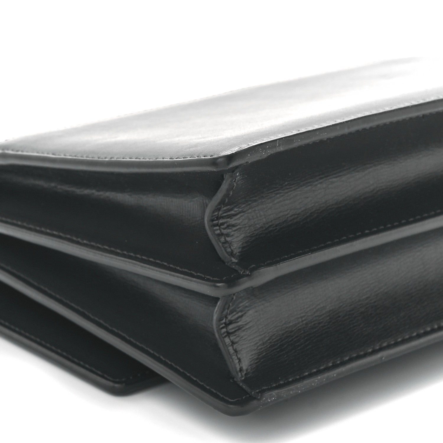 Saint Laurent Calfskin Medium Monogram Sunset Gray 12 of 13