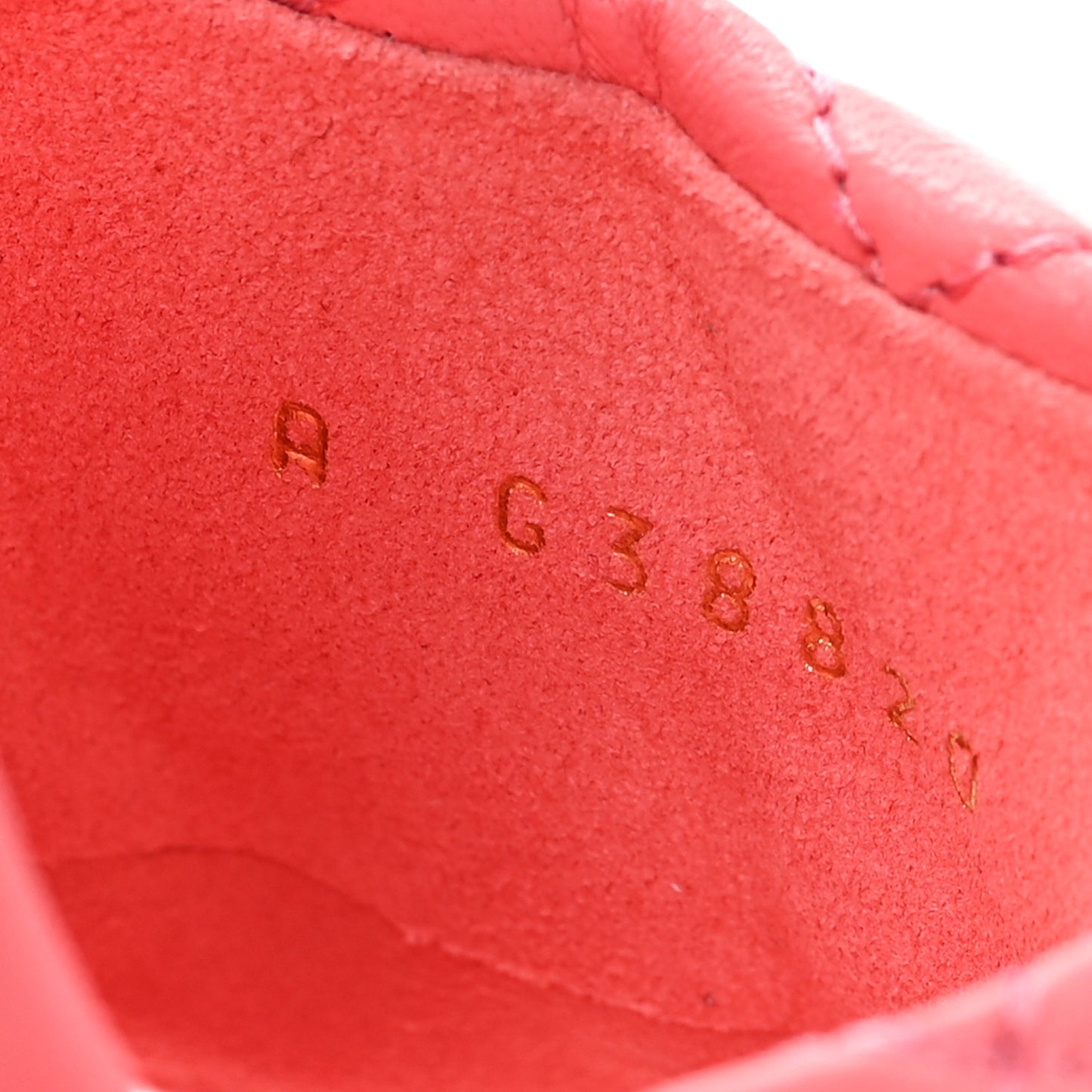 Lambskin Quilted Textured CC Mules 37.5 Pink