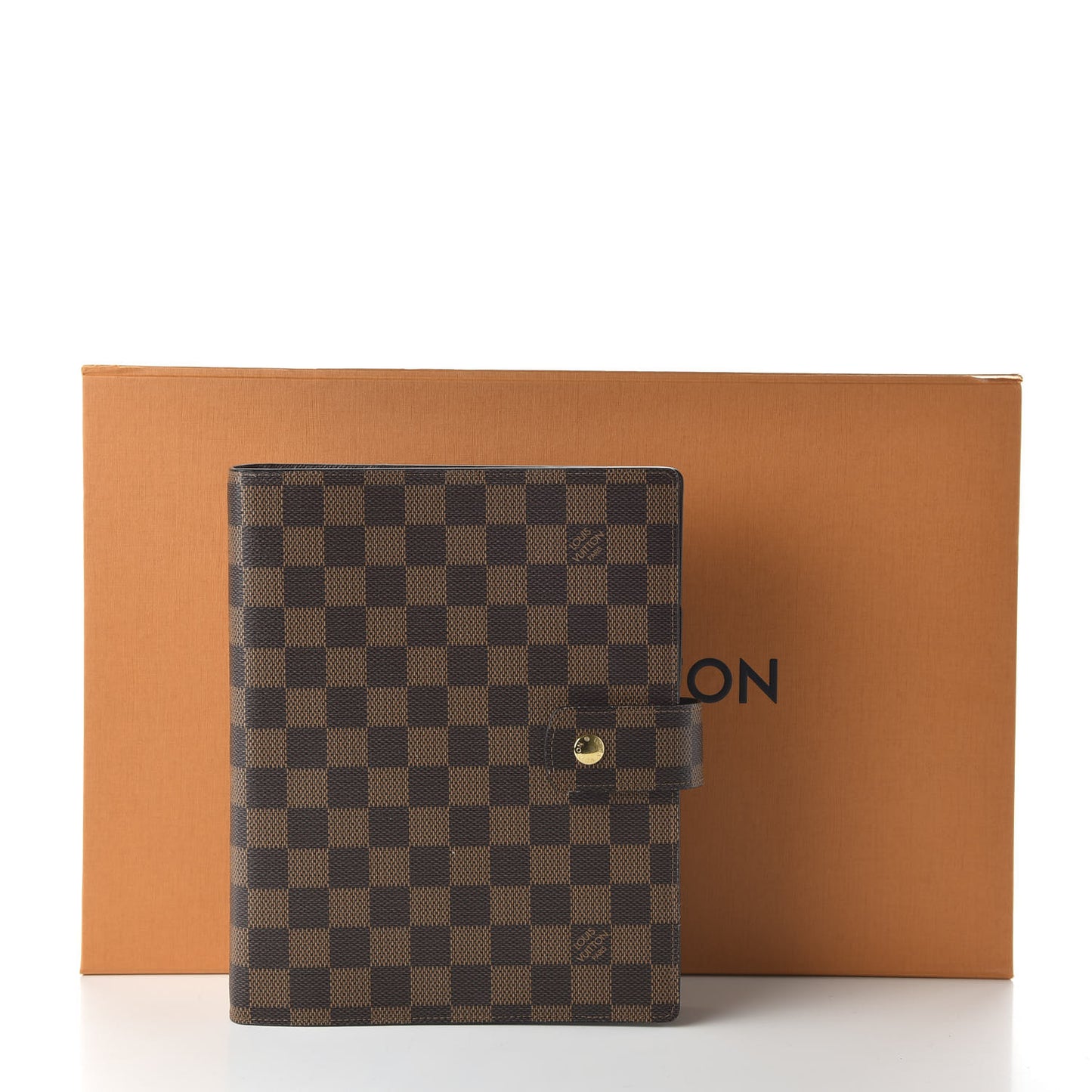 Damier Ebene Large Ring Agenda Cover