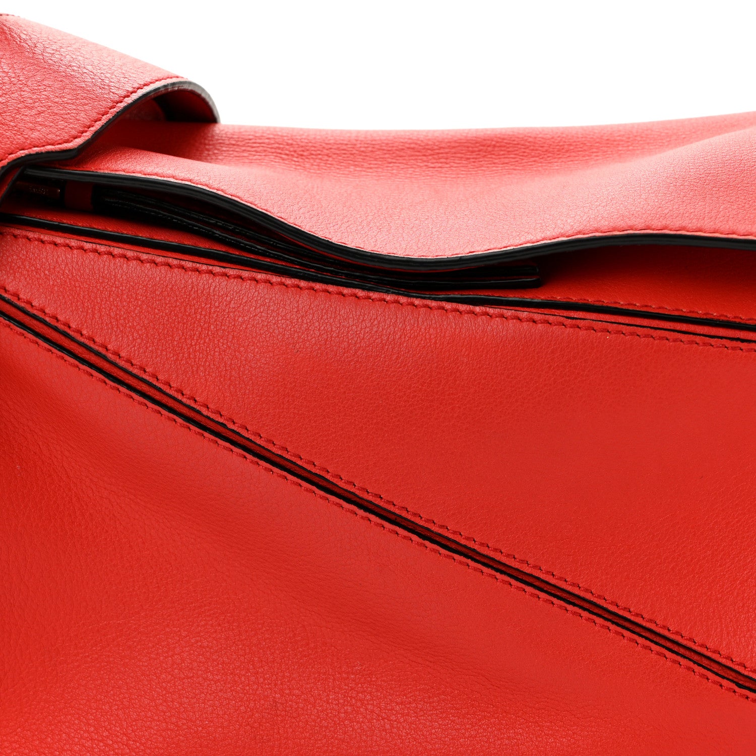 Loewe Calfskin Small Puzzle Bag Scarlet 8 of 12