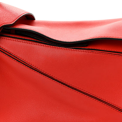 Loewe Calfskin Small Puzzle Bag Scarlet 8 of 12