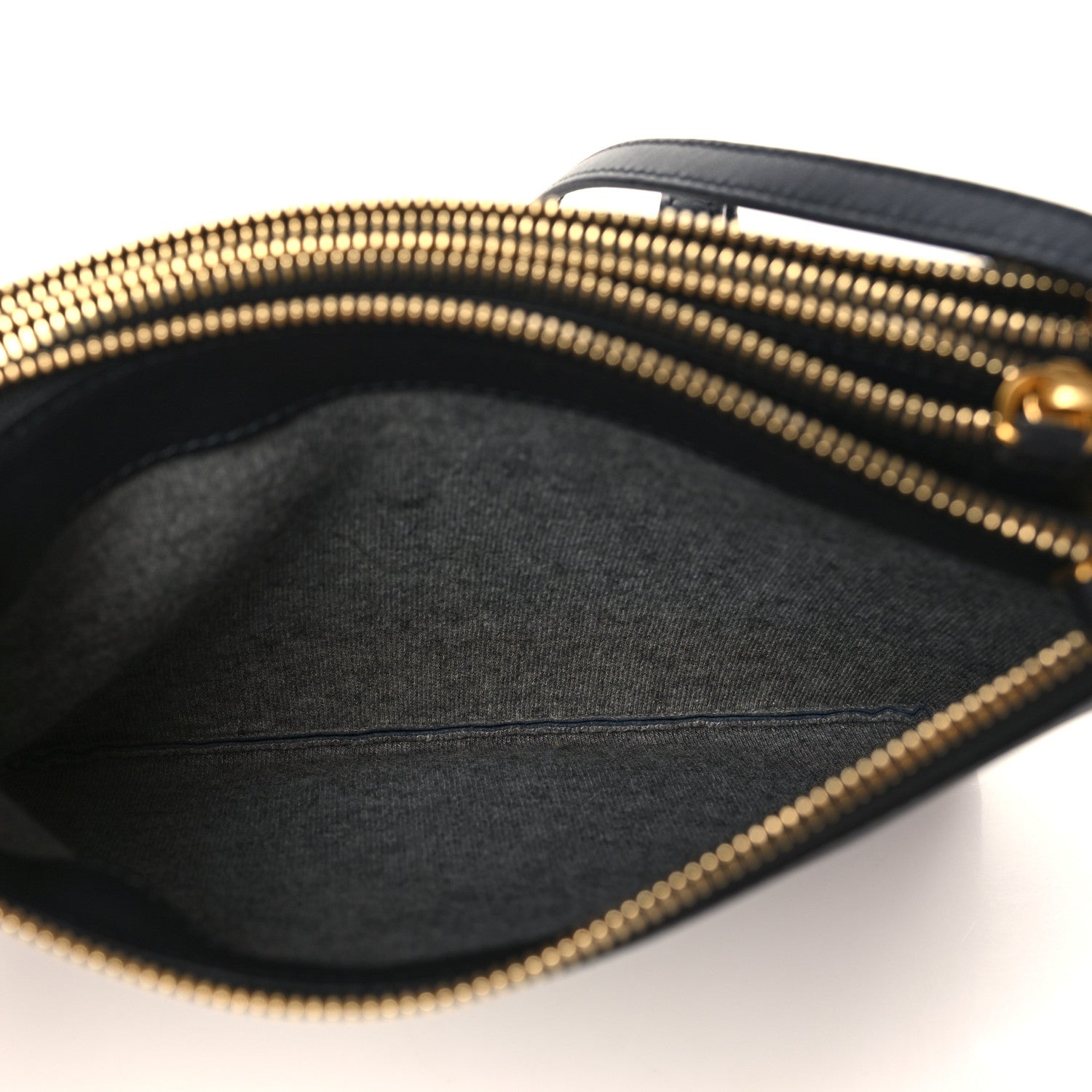 Celine Lambskin Small Trio Crossbody Bag Black 5 of 11