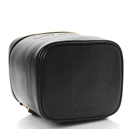 Chanel Caviar Vanity Cosmetic Case Black 4 of 9