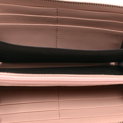 Gucci Calfskin Matelasse GG Marmont Zip Around Wallet Perfect Pink 5 of 8