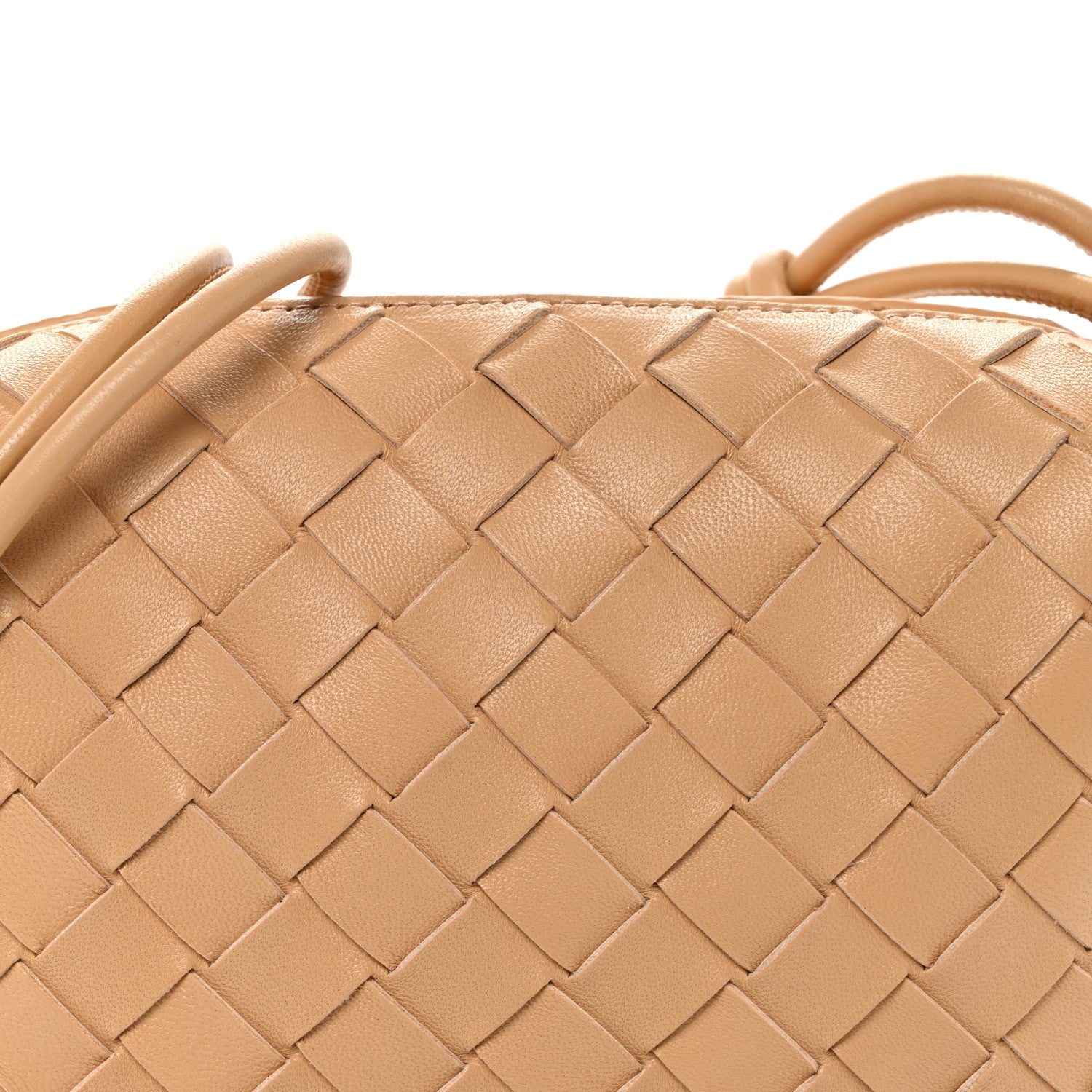 Bottega Veneta Nappa Intrecciato Mini Loop Camera Bag Almond 7 of 9