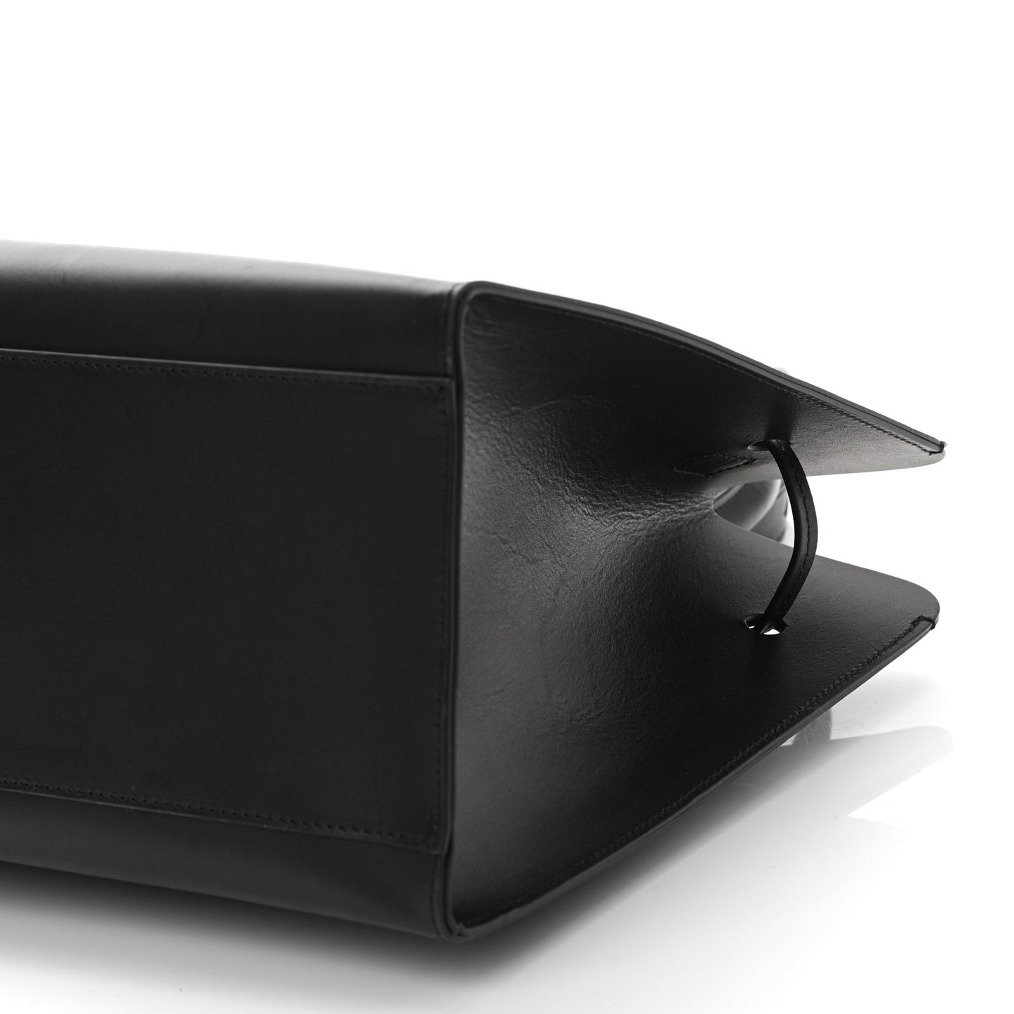 Vegetable Tanned Calfskin Sun Bag Black Blue