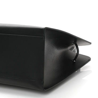 Mansur Gavriel Vegetable Tanned Calfskin Sun Bag Black Blue 8 of 8