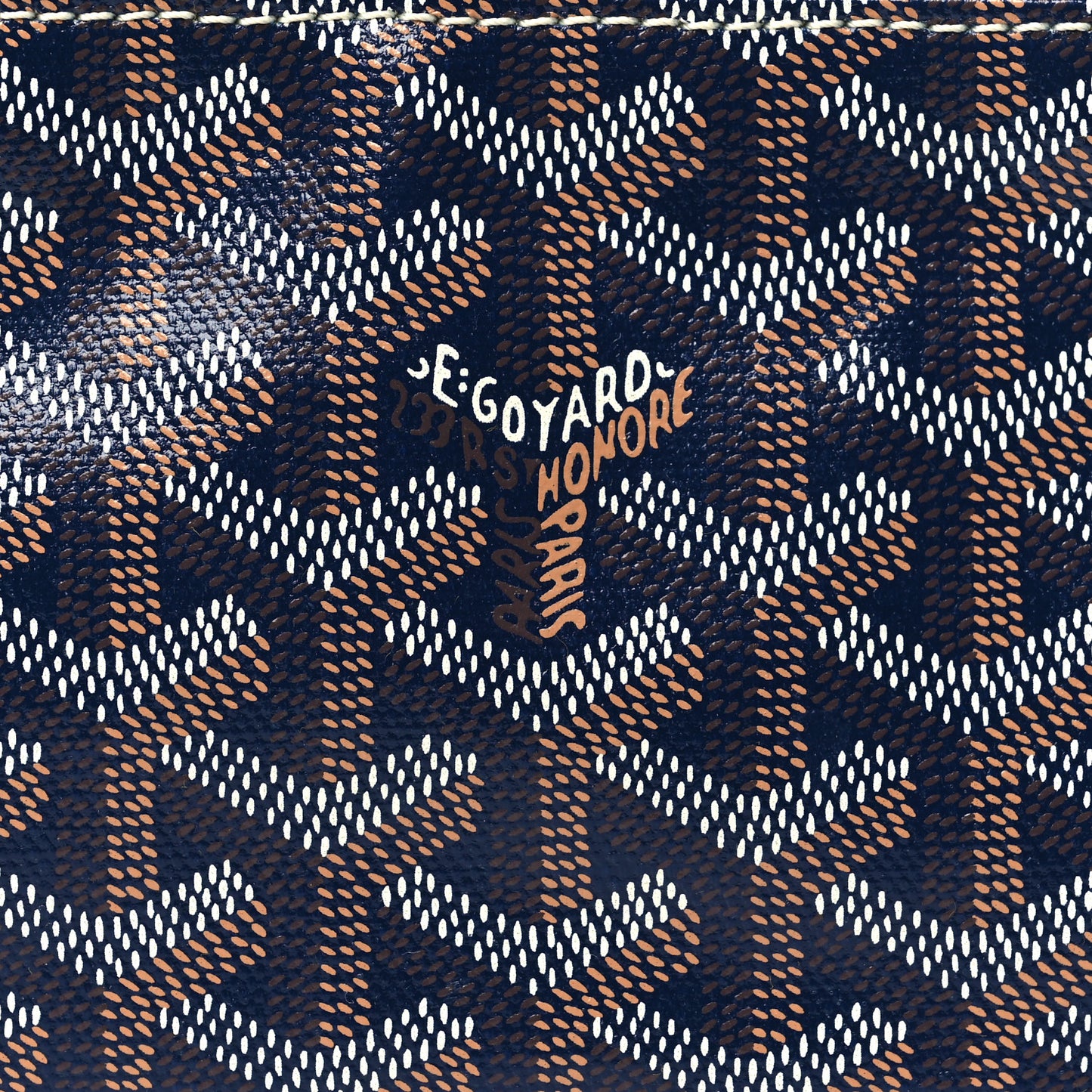 Goyardine Mini Senat Pochette Navy