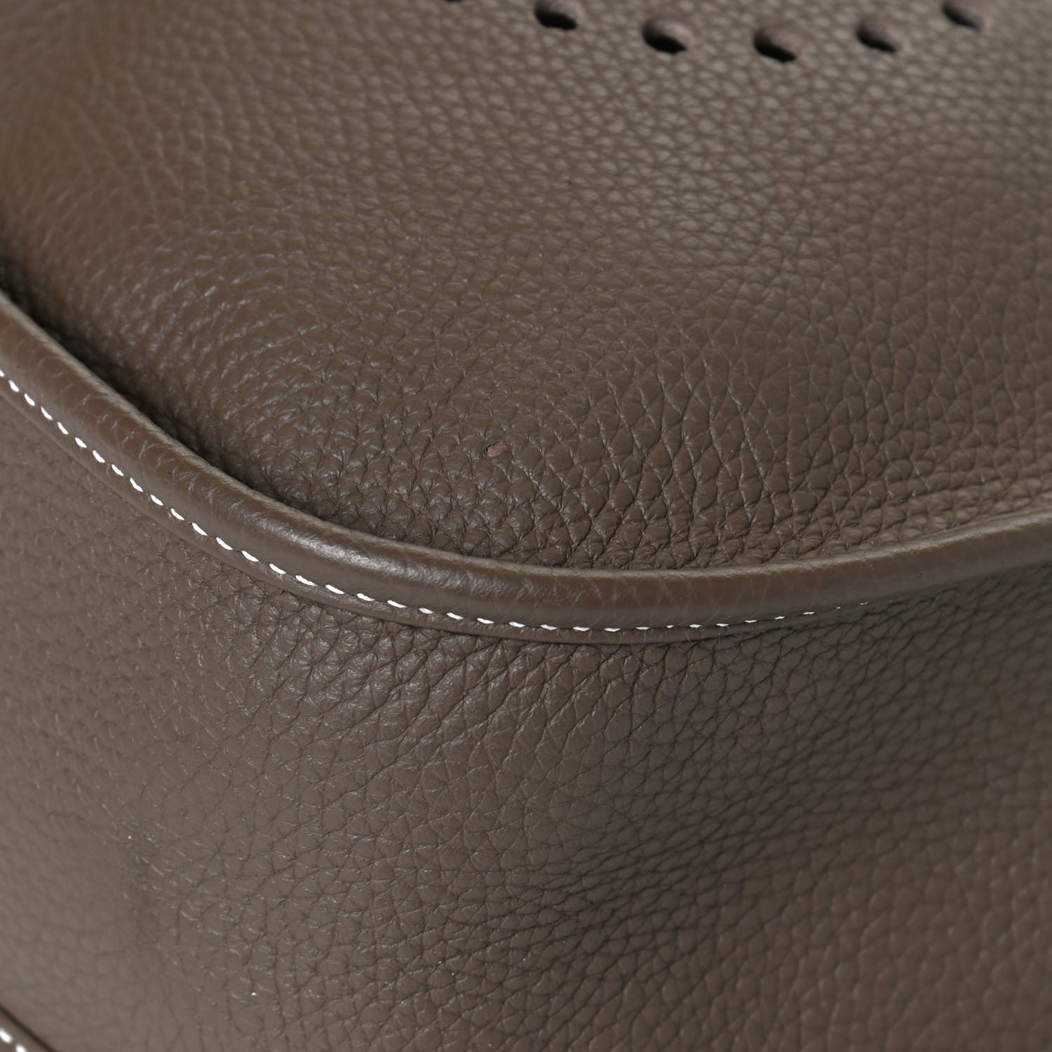 Hermes Taurillon Clemence Evelyne III GM Etoupe 11 of 12