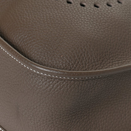 Hermes Taurillon Clemence Evelyne III GM Etoupe 11 of 12
