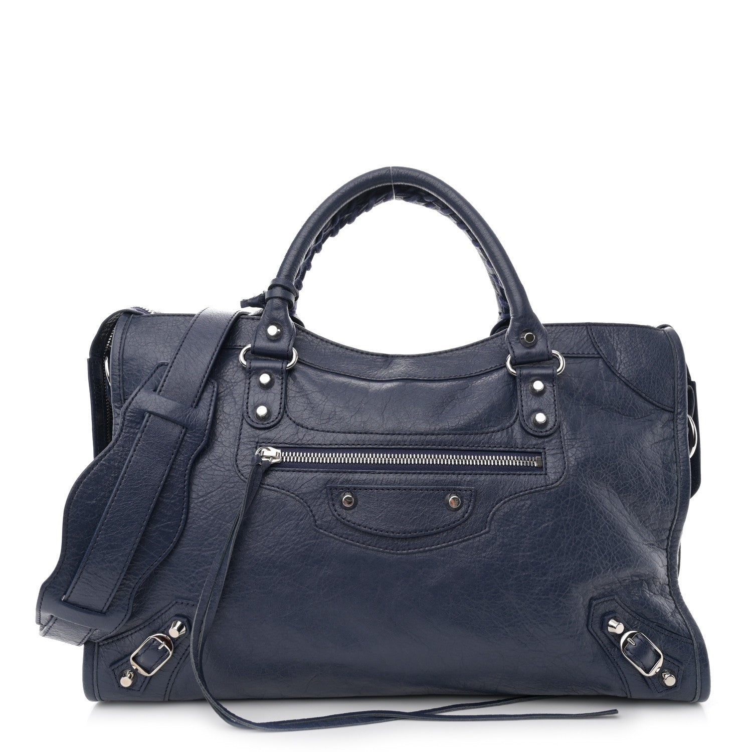 Balenciaga Agneau Classic Silver Hardware City Gris Chartreux 1 of 11
