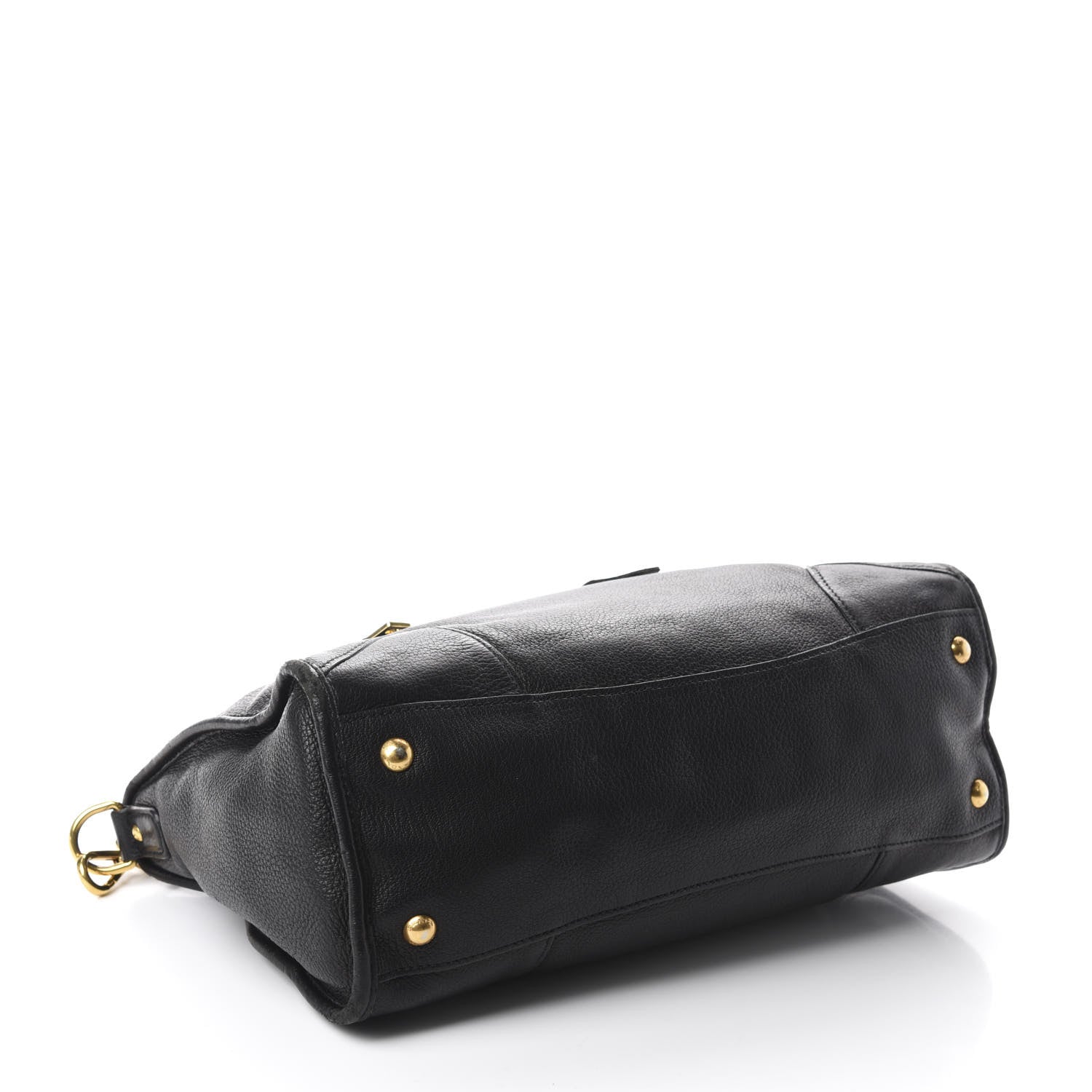 Prada Vitello Daino Shopping Satchel Black 5 of 13