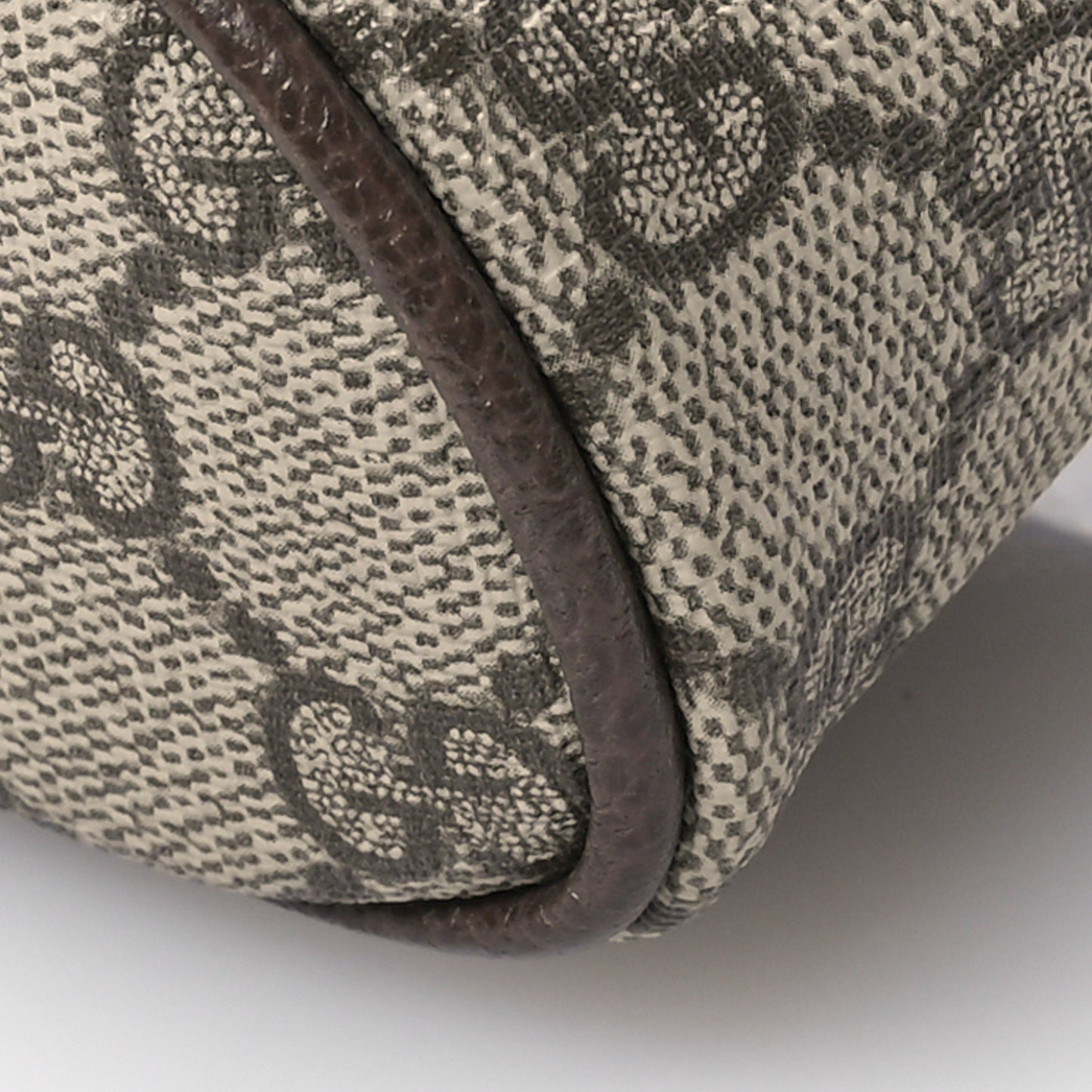 GG Supreme Monogram Textured Dollar Calfskin Web Ophidia Belt Bag 110 44 Beige Ebony New Acero