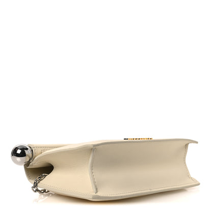 Jacquemus Smooth Calfskin La Petite Pochette Rond Carre Light Ivory 4 of 11