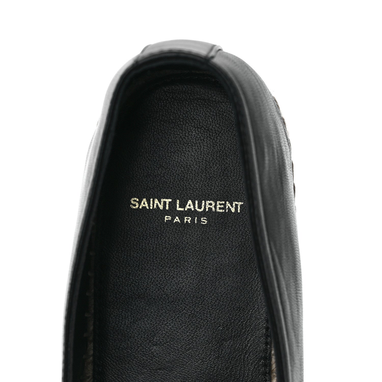 Saint Laurent Lambskin Monogram Espadrilles 41 Black 7 of 9