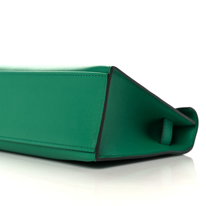 Hermes Swift Kelly Pochette Clutch Vert Vertigo 9 of 28