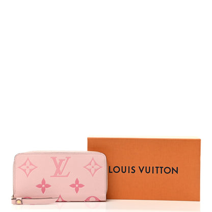 Louis Vuitton Empreinte Monogram Giant By The Pool Zippy Wallet Bouton De Rose 10 of 10