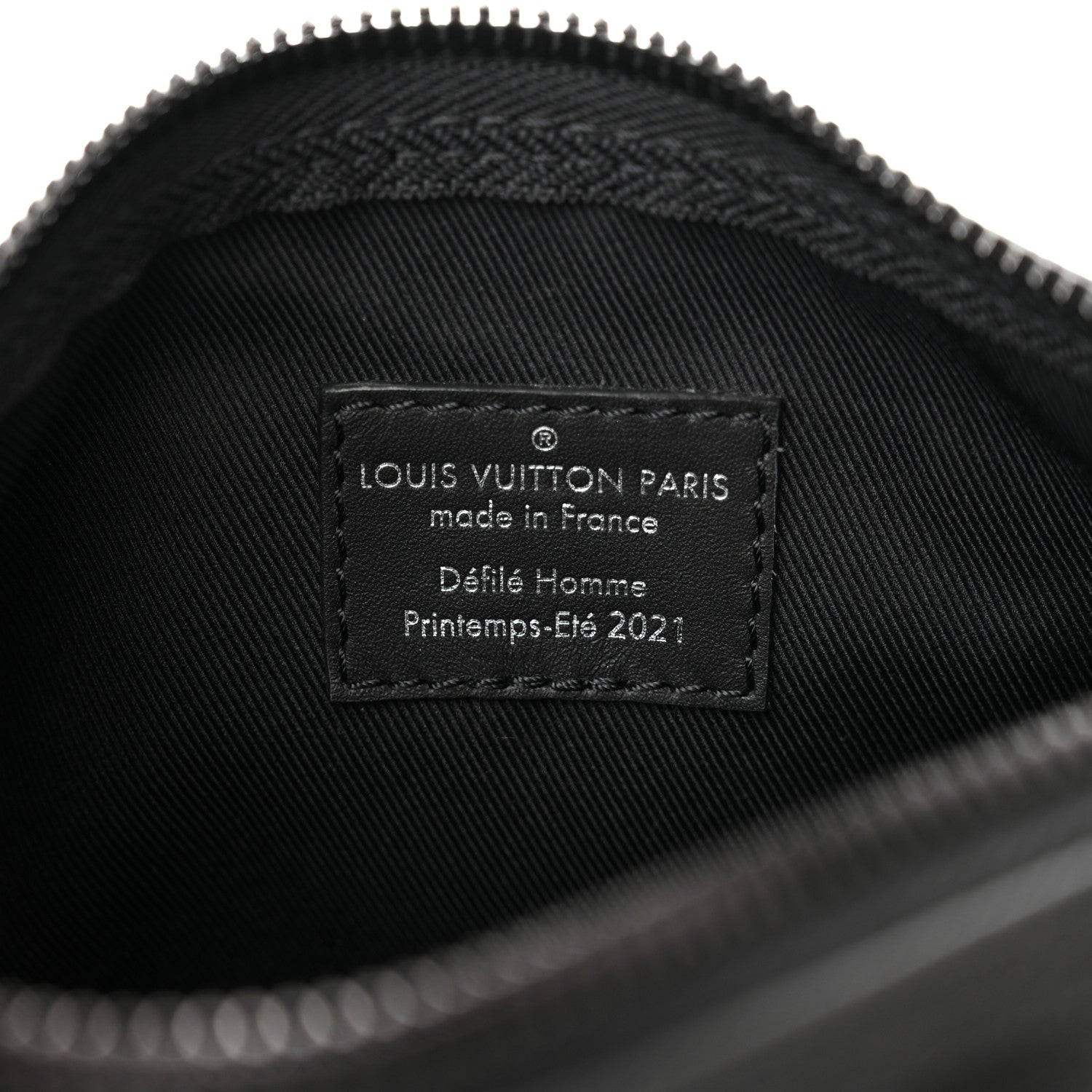 Louis Vuitton Calfskin Damier Distorted Keepall XS Black 6 of 9