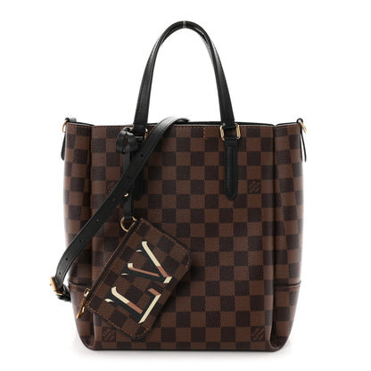 Louis Vuitton Damier Ebene Belmont PM Black 1 of 9