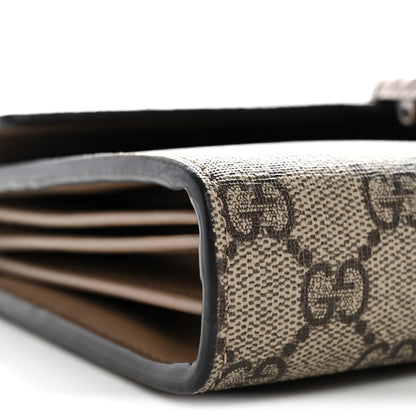Gucci GG Supreme Monogram Mini Dionysus Chain Wallet Beige Taupe 9 of 11