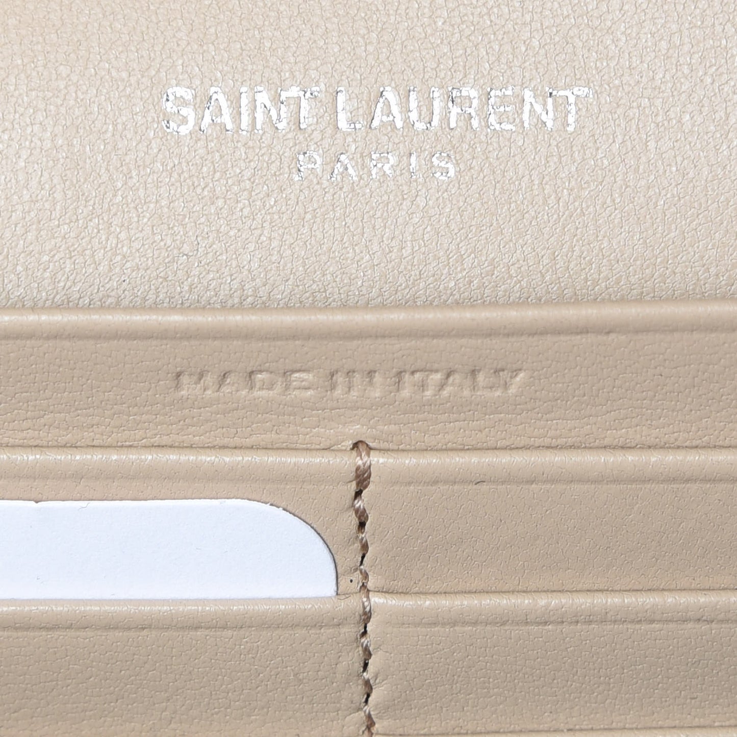 Lambskin Y Quilted Monogram Large Loulou Flap Wallet Nude Powder